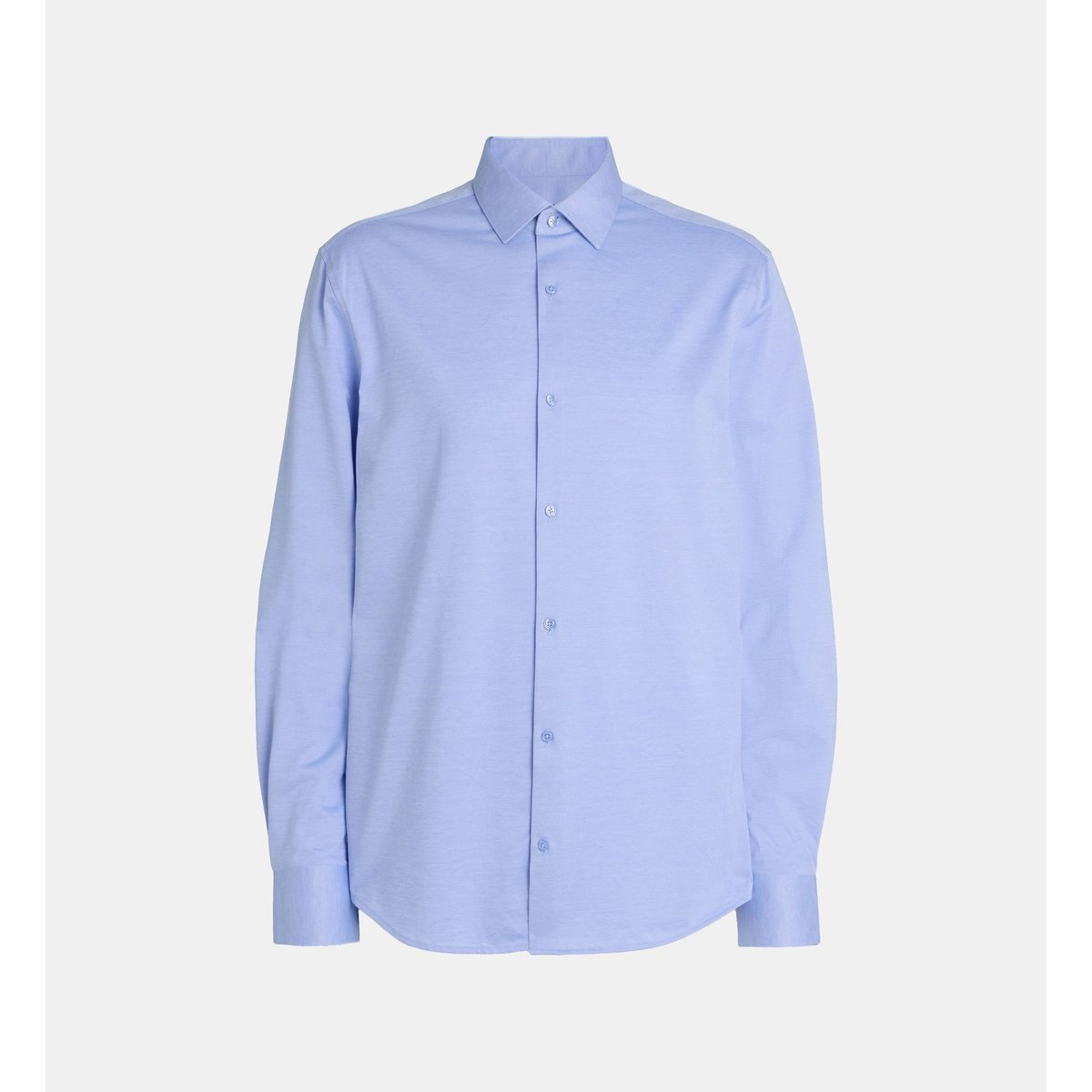 Chemise oxford droite stretch hoxtek en coton mélangé bleu clair, GALERIES LAFAYETTE