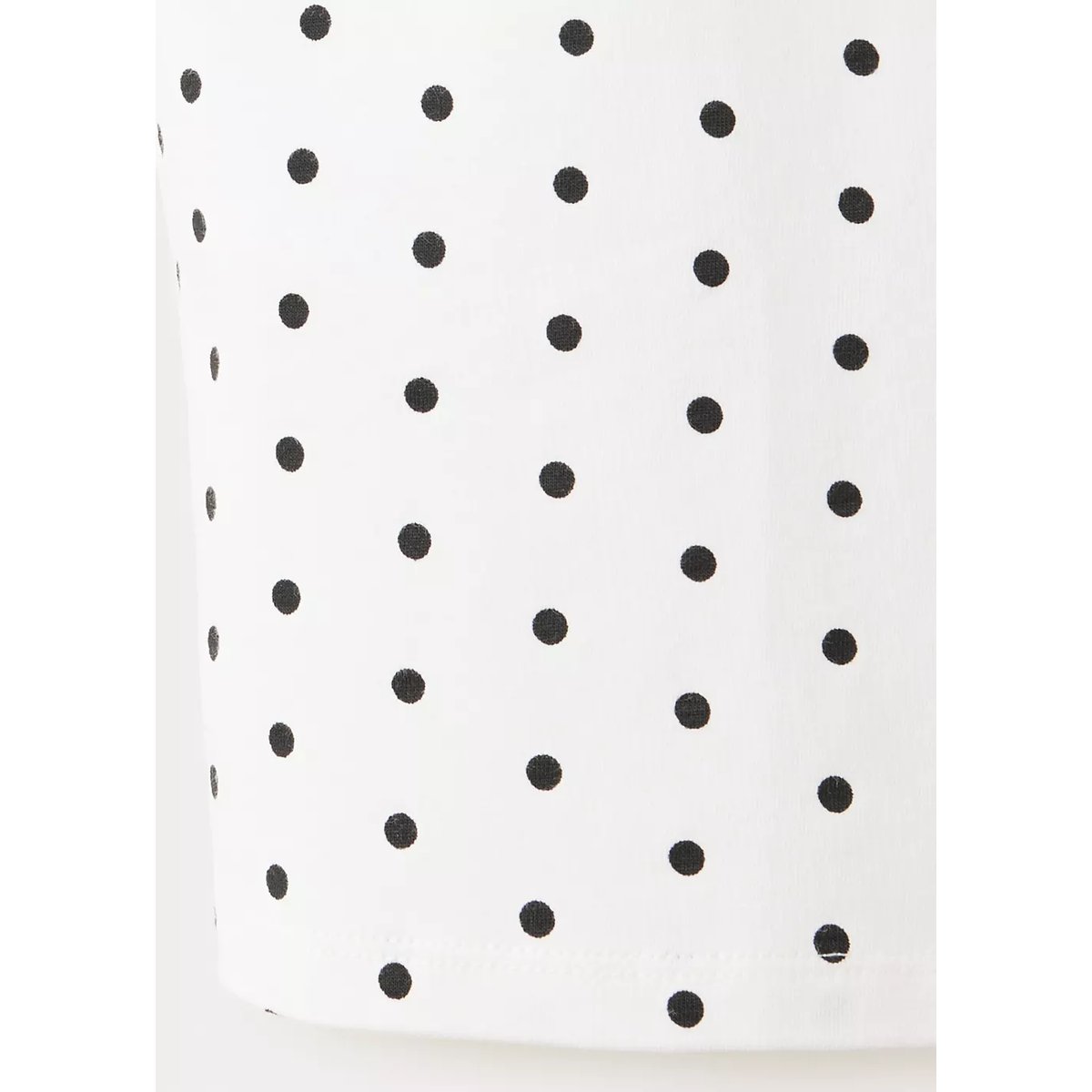 T-shirt coton pois blanc, MANGO