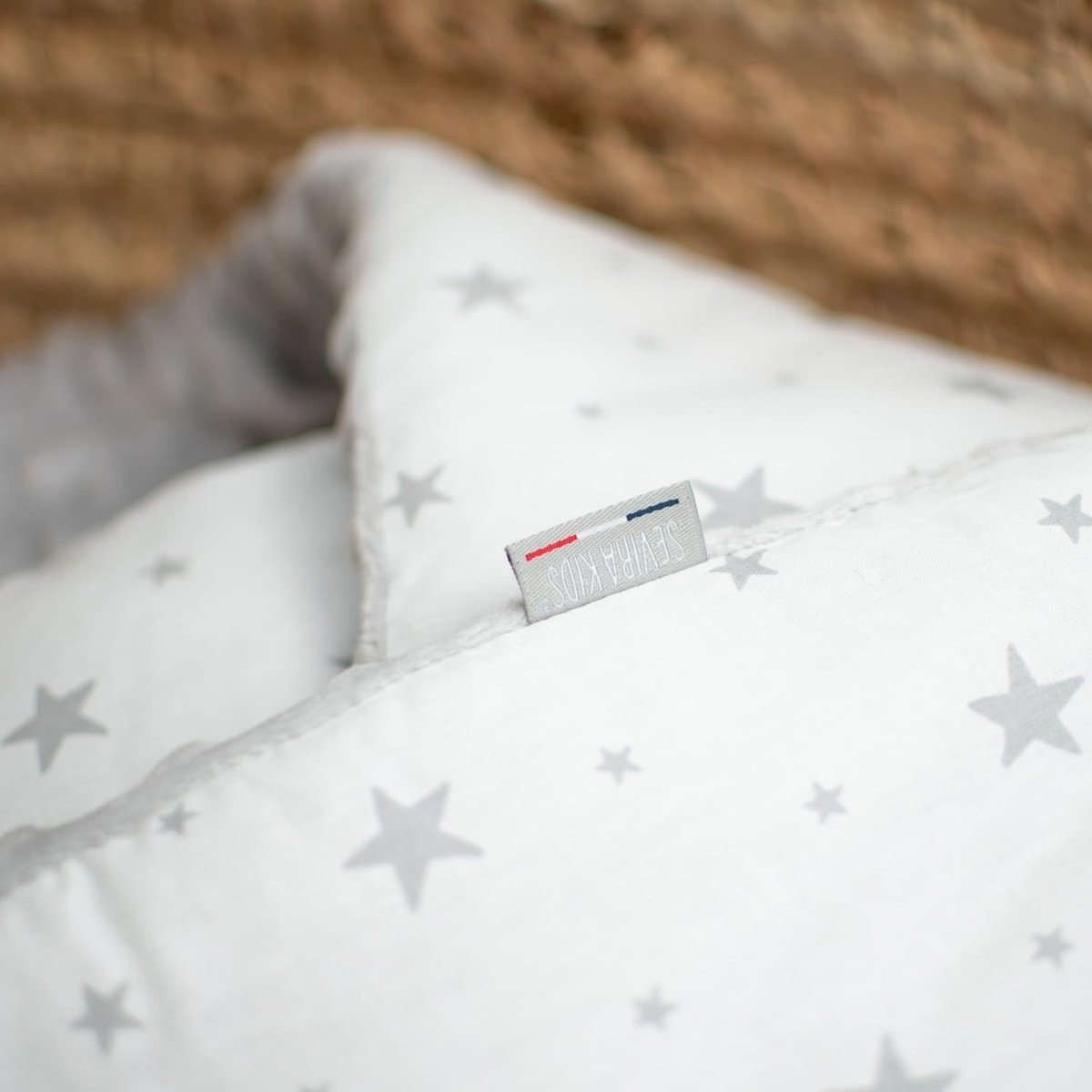 Gigoteuse d'emmaillotage minky STELLA gris, SEVIRA KIDS