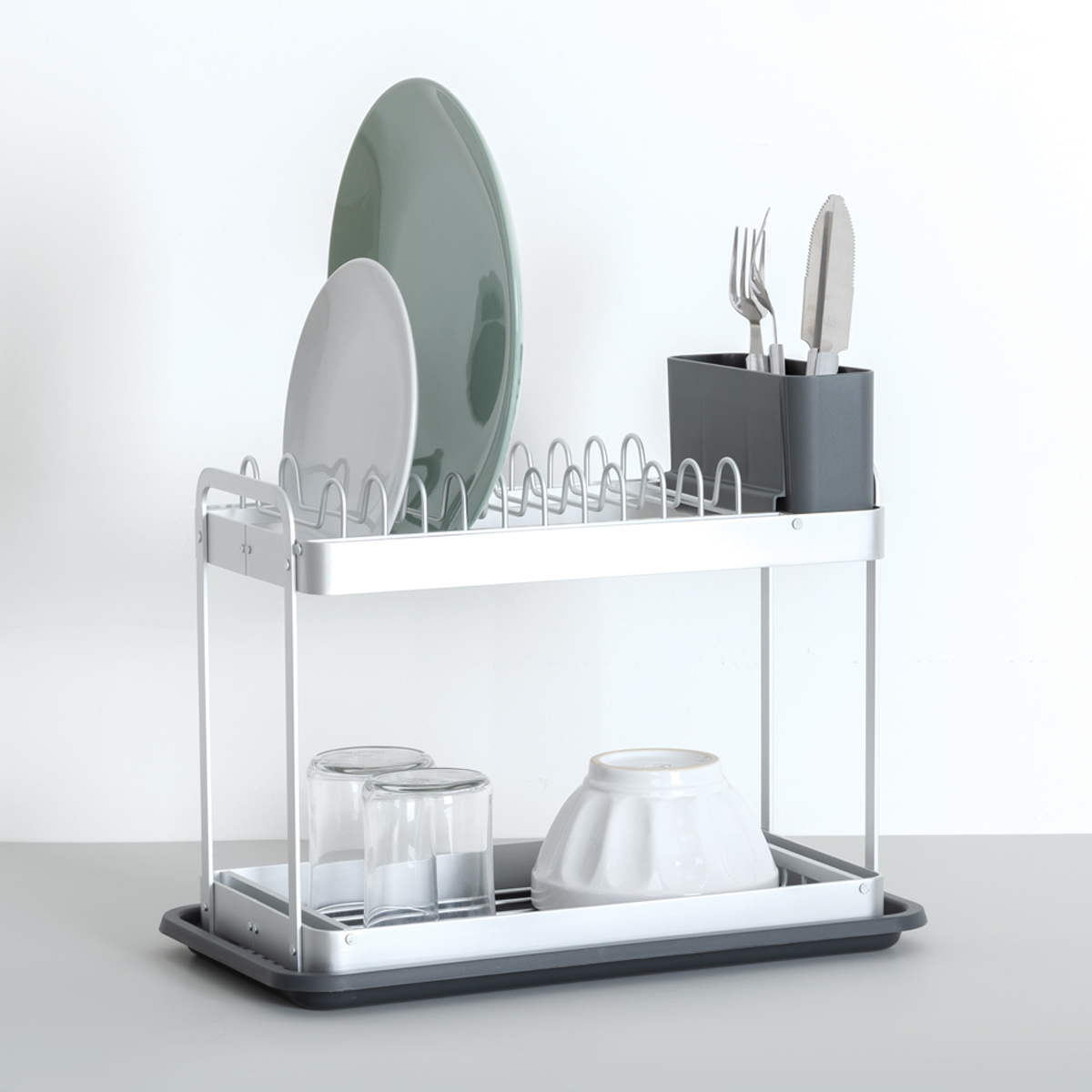 Égouttoir ALUX gris, 5FIVE SIMPLY SMART