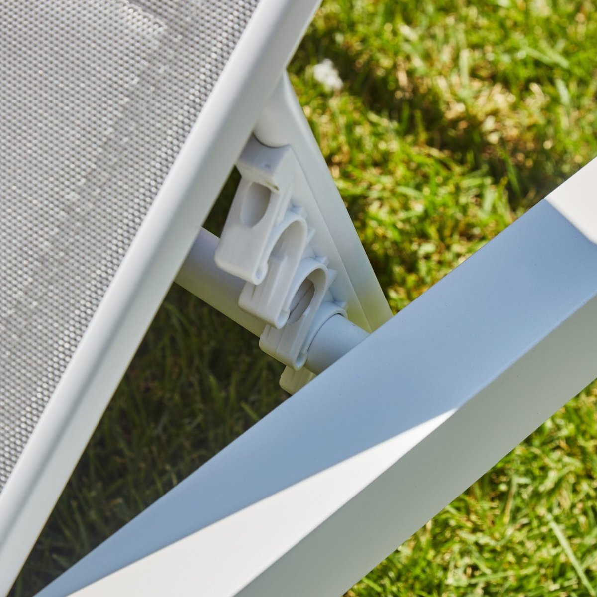 Transat aluminium, TOKYO blanc, DEFORA HOME