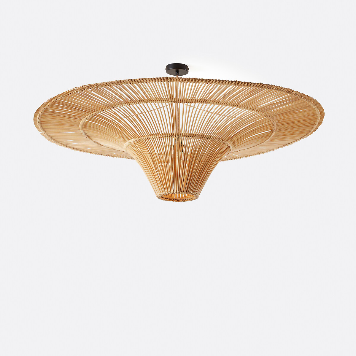 Suspension/plafonnier en rotin Ø120 cm, Junita naturel, LA REDOUTE INTERIEURS