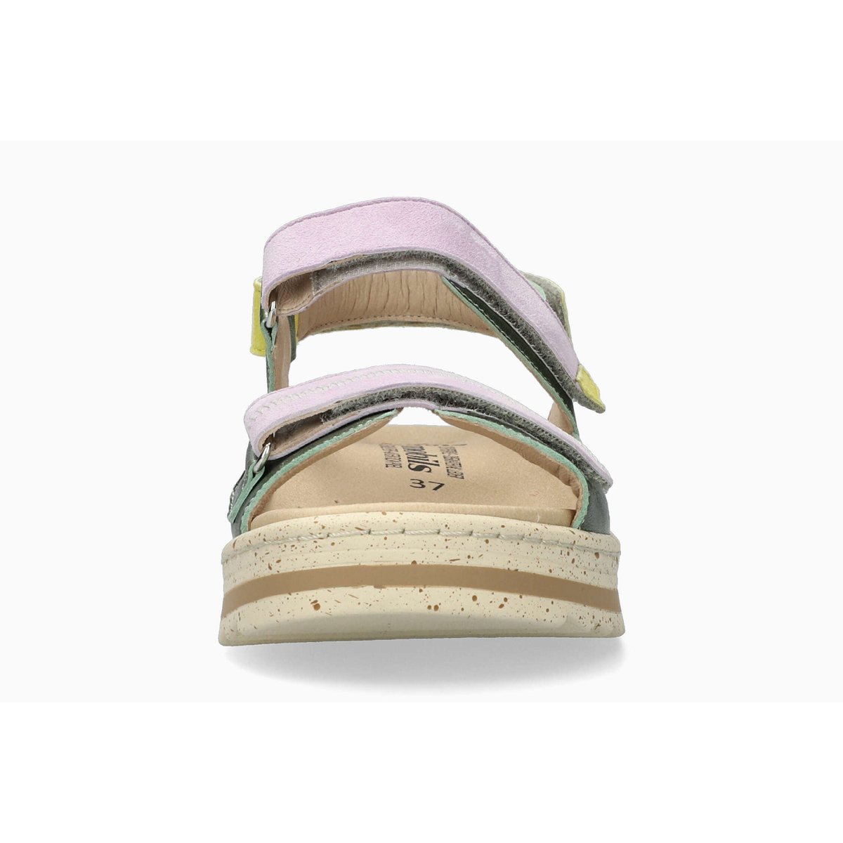 Sandales en cuir ELORA vert 5147, MEPHISTO