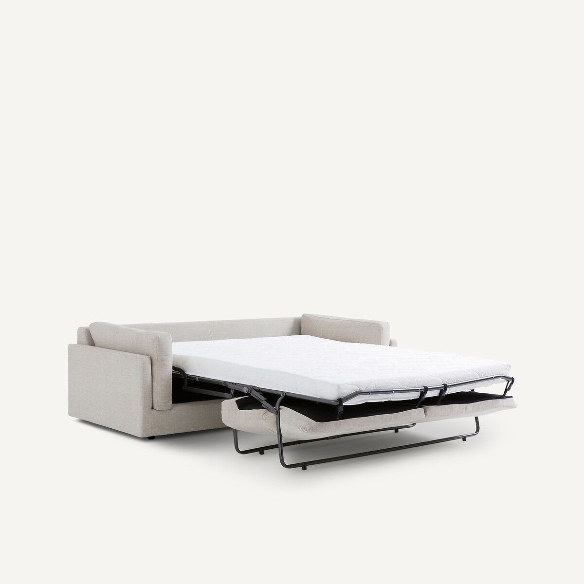 Canapé 3 places, convertible, en coton et lin, CÉSAR beige, AM.PM
