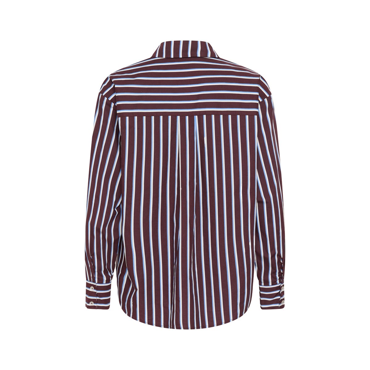 Chemise à manches longues marron fudge/chalk/provance, KAFFE