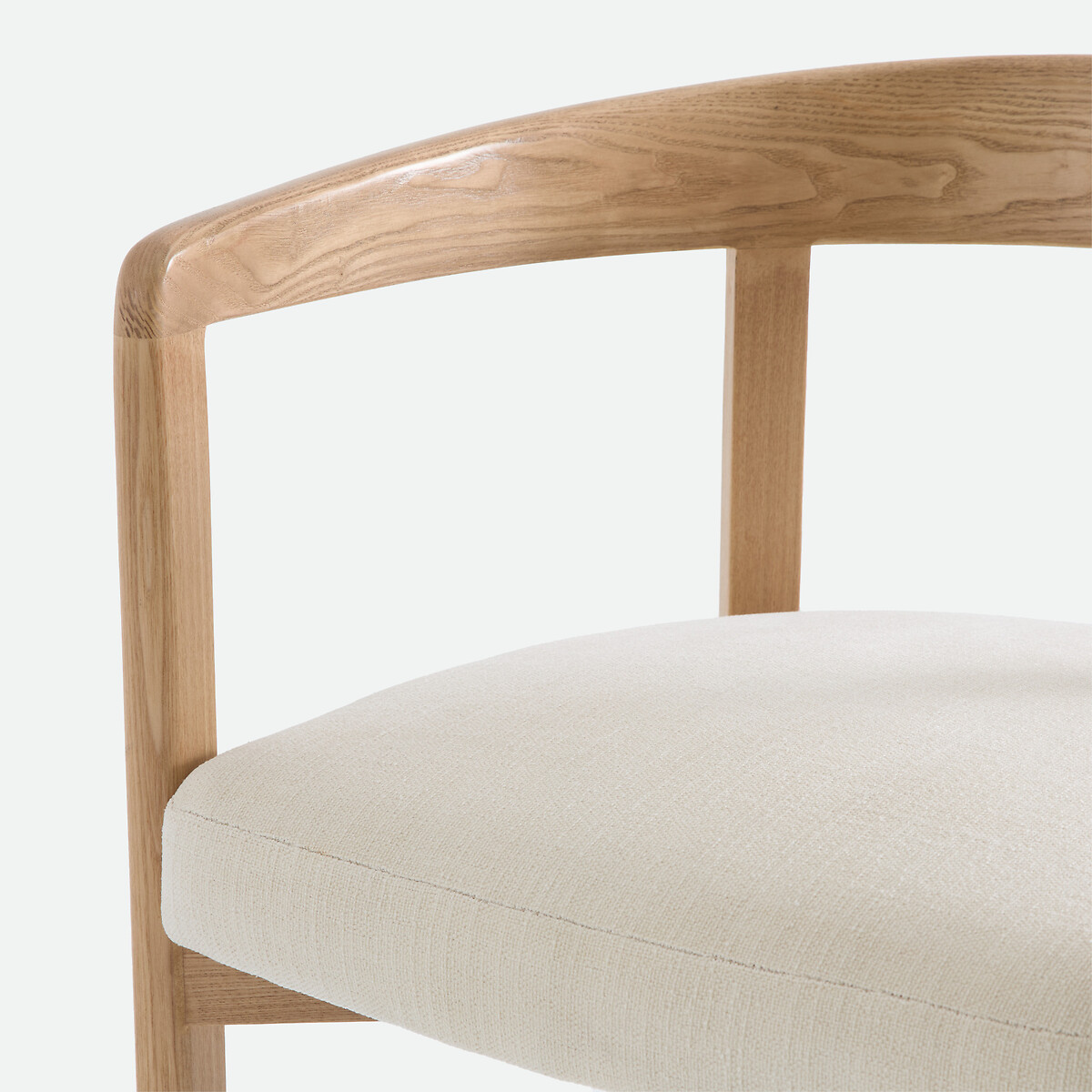 Fauteuil de table à accoudoirs, HERMAN ecru, LA REDOUTE INTERIEURS