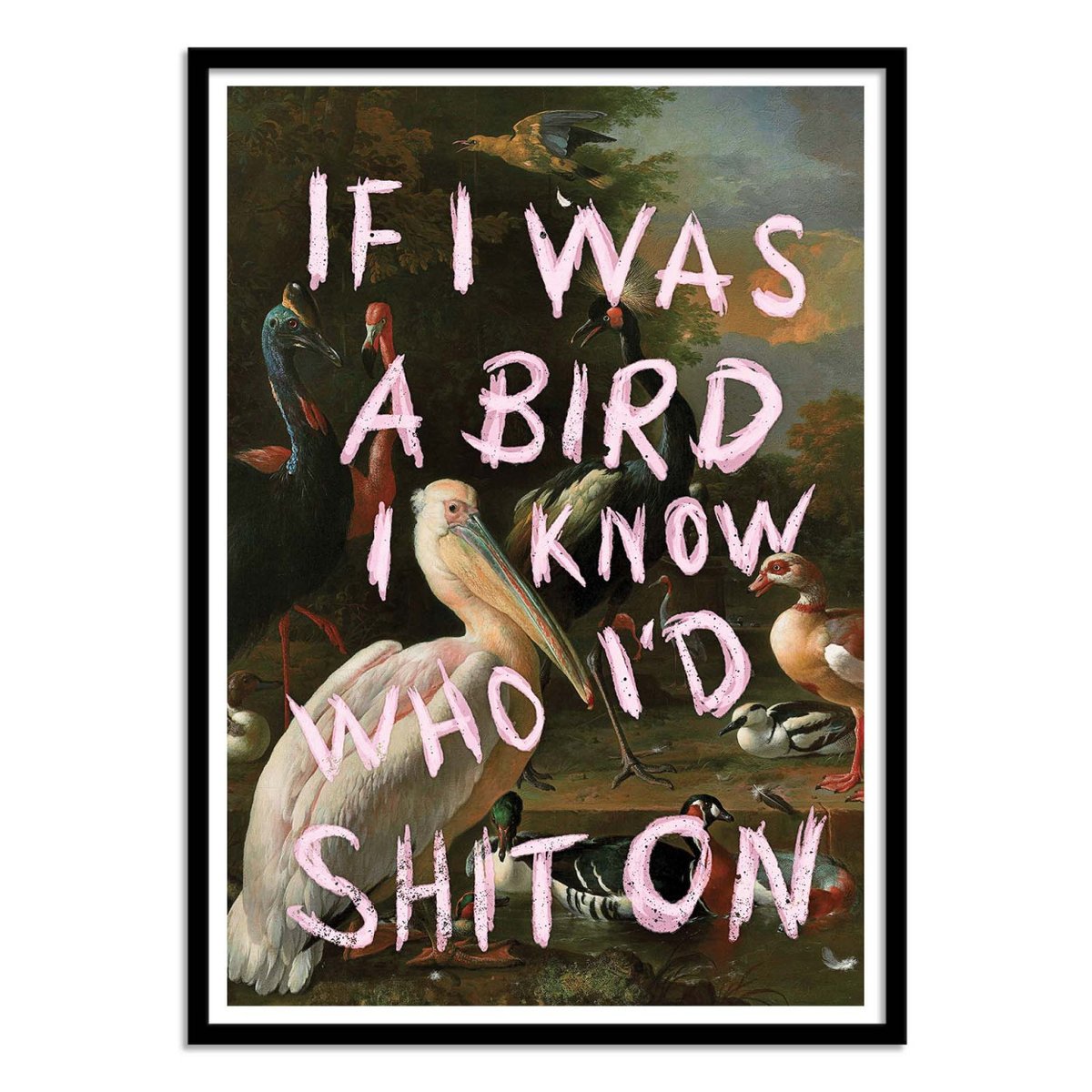 Affiche d'art - If I was a bird - Jonas Loose couleur unique, WALL EDITIONS