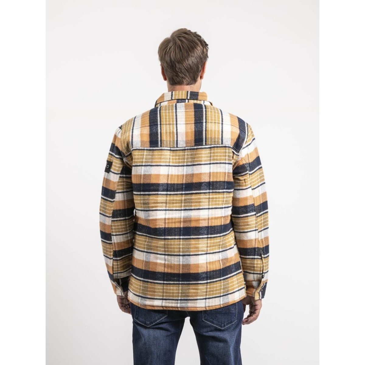 Veste Zippée Carreaux Zougarou ecru, RITCHIE