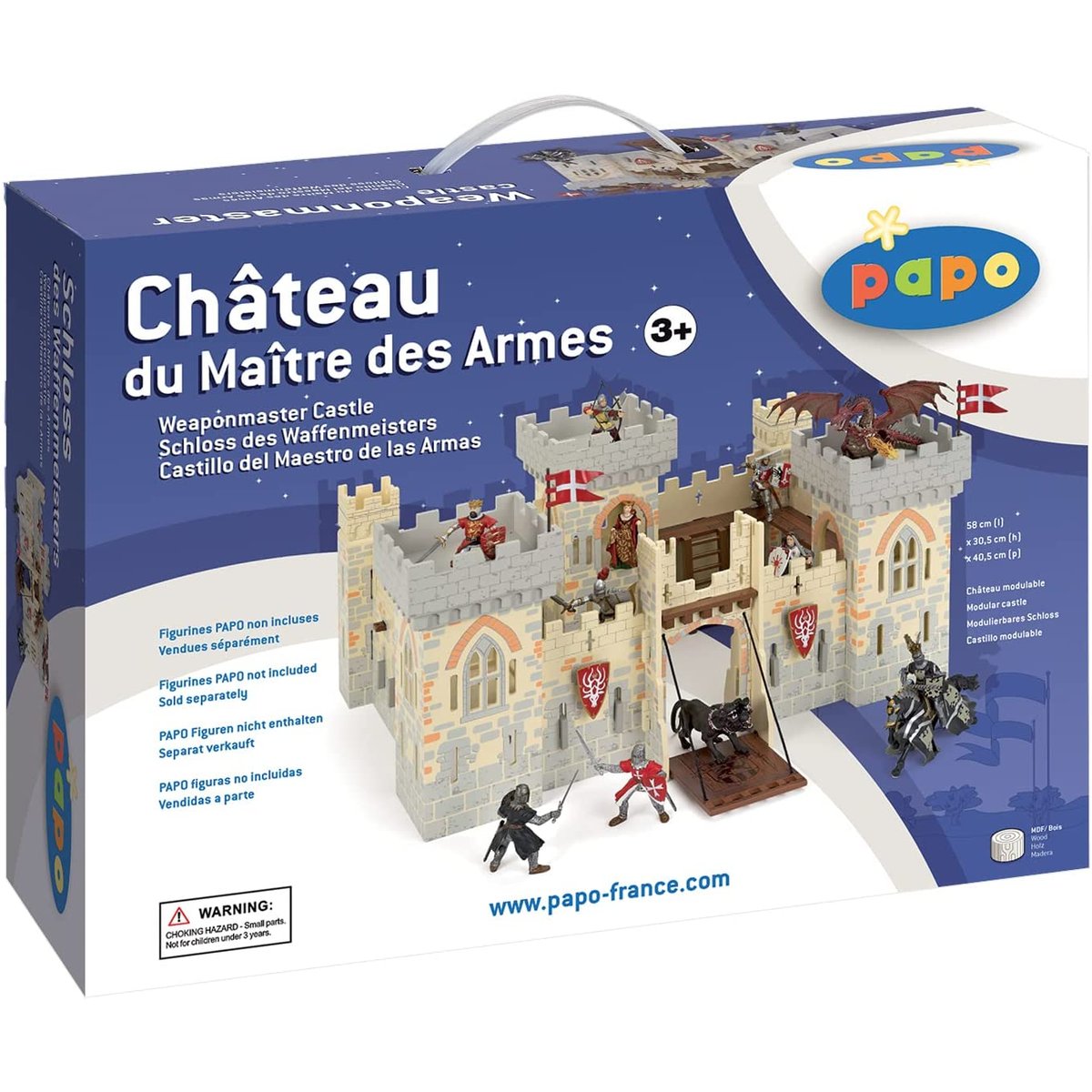Chateau maître des armes beige, PAPO