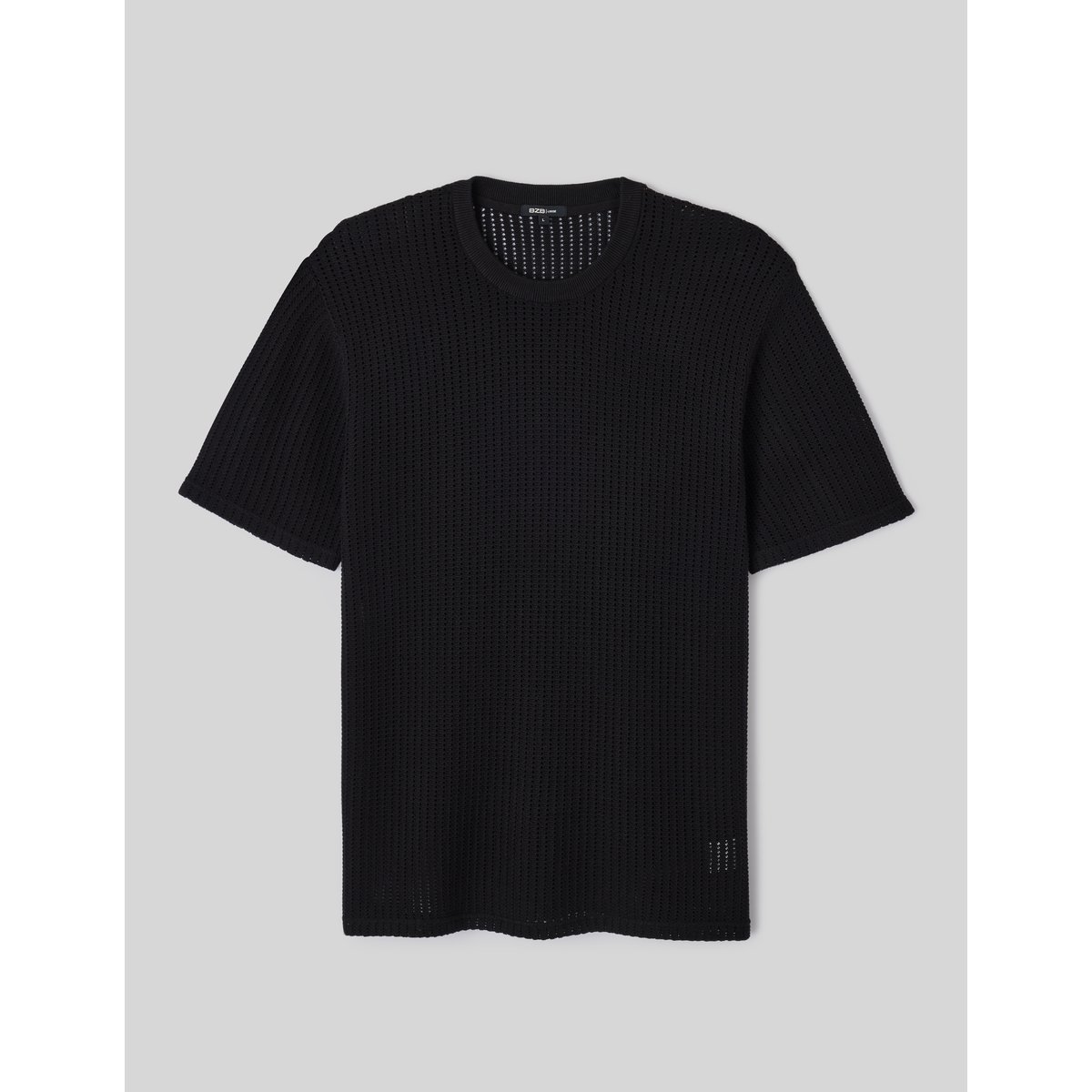 T-shirt maille filet noir, BZB