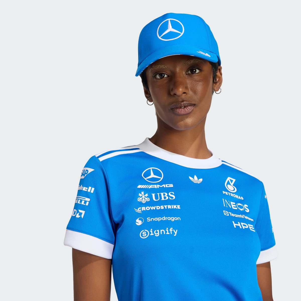 Maillot Pilote Mercedes - Amg Petronas Formula 1 Team Blue Wonder Maillot Pilote Mercedes - Amg Petronas Formula 1 Team Blue Wonder blue bird / white, adidas Performance