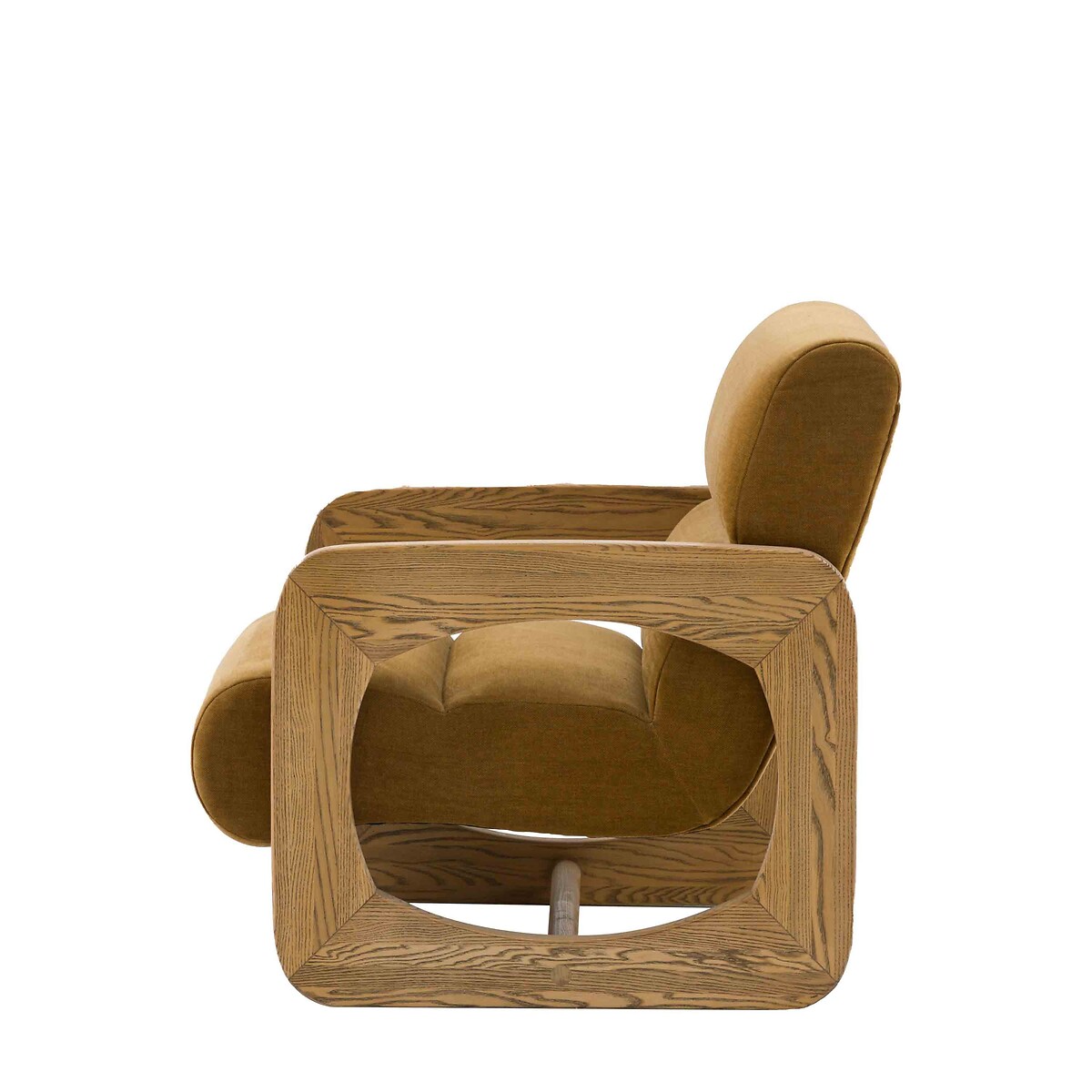 Marzo Velvet Chenille Sculptural Armchair golden, ÉDITÉ