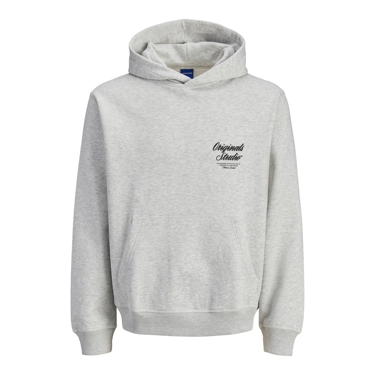 Sweat À Capuche white melange, JACK & JONES