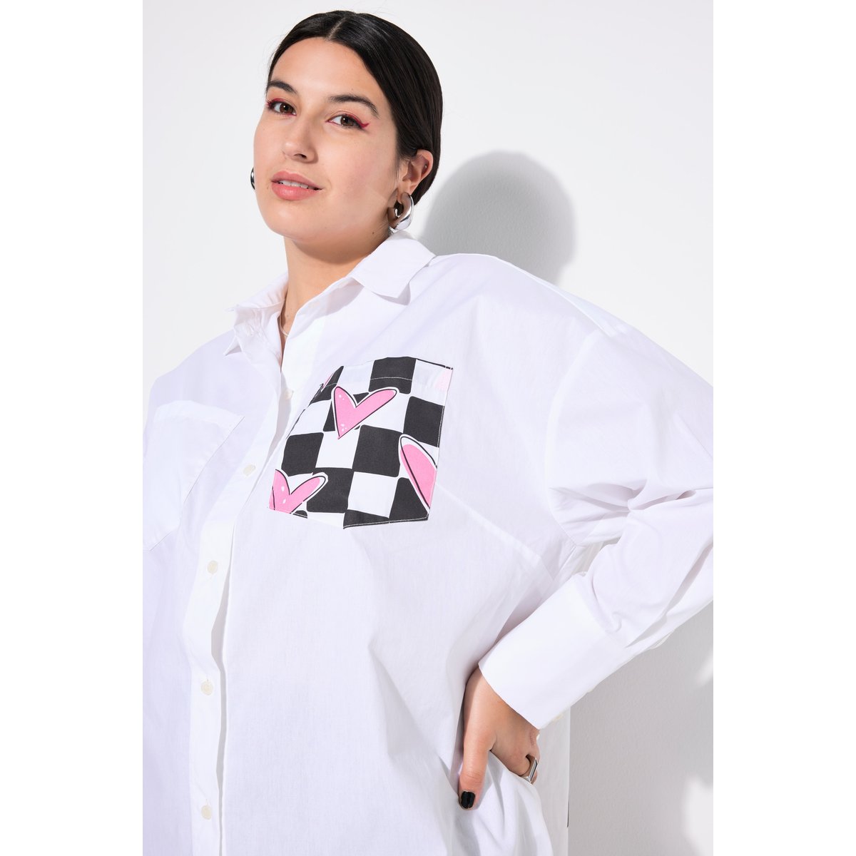 Chemisier coupe Boxy blanc neige, STUDIO UNTOLD