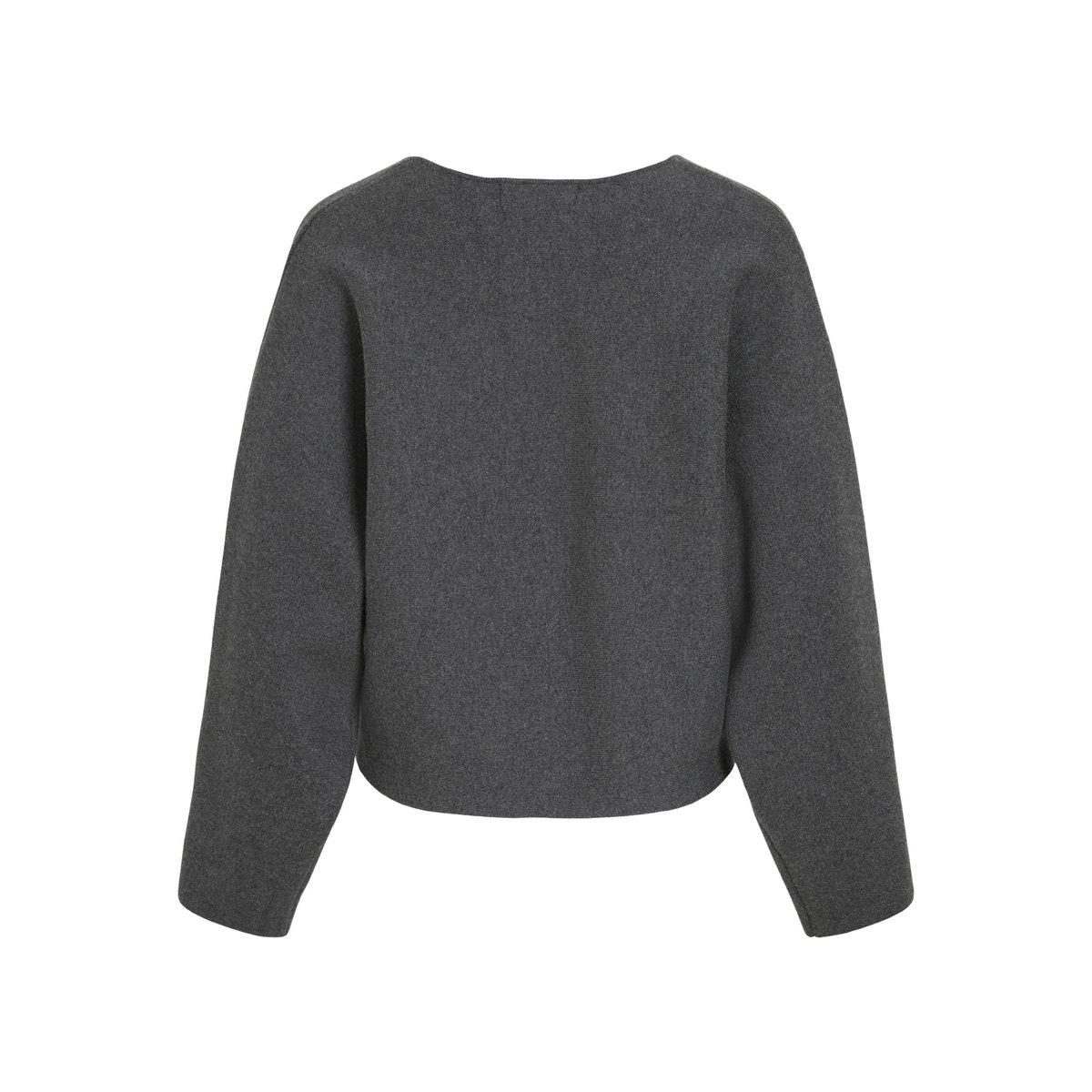 Pull En Maille dark grey melange, ROUGE EDIT