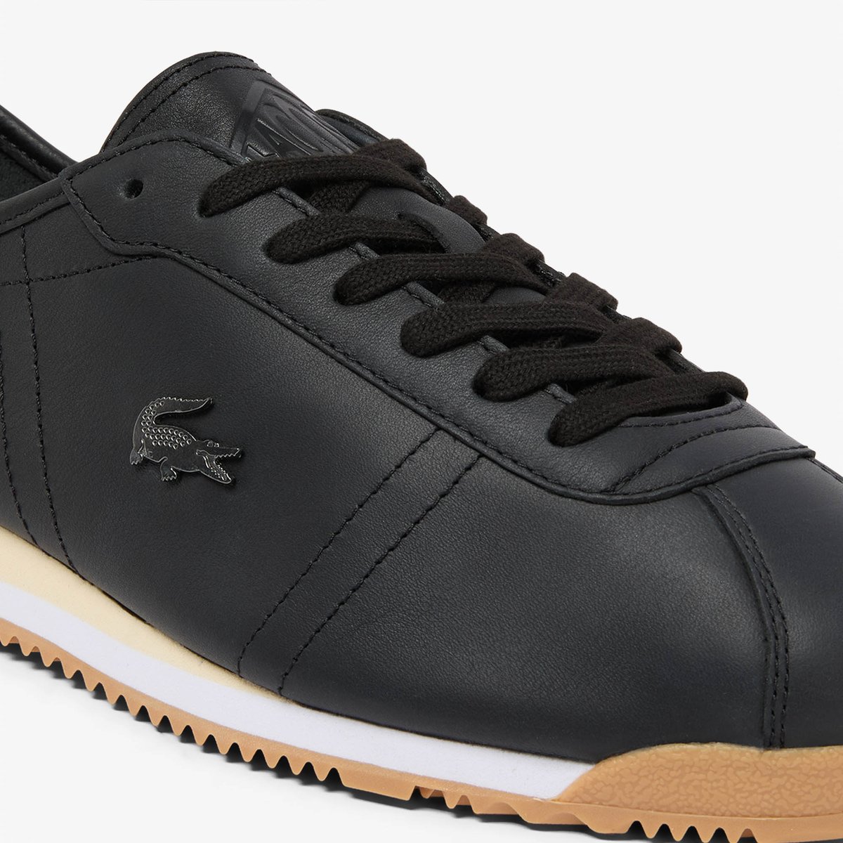 Sneakers Club-Low homme en cuir noir-421, LACOSTE