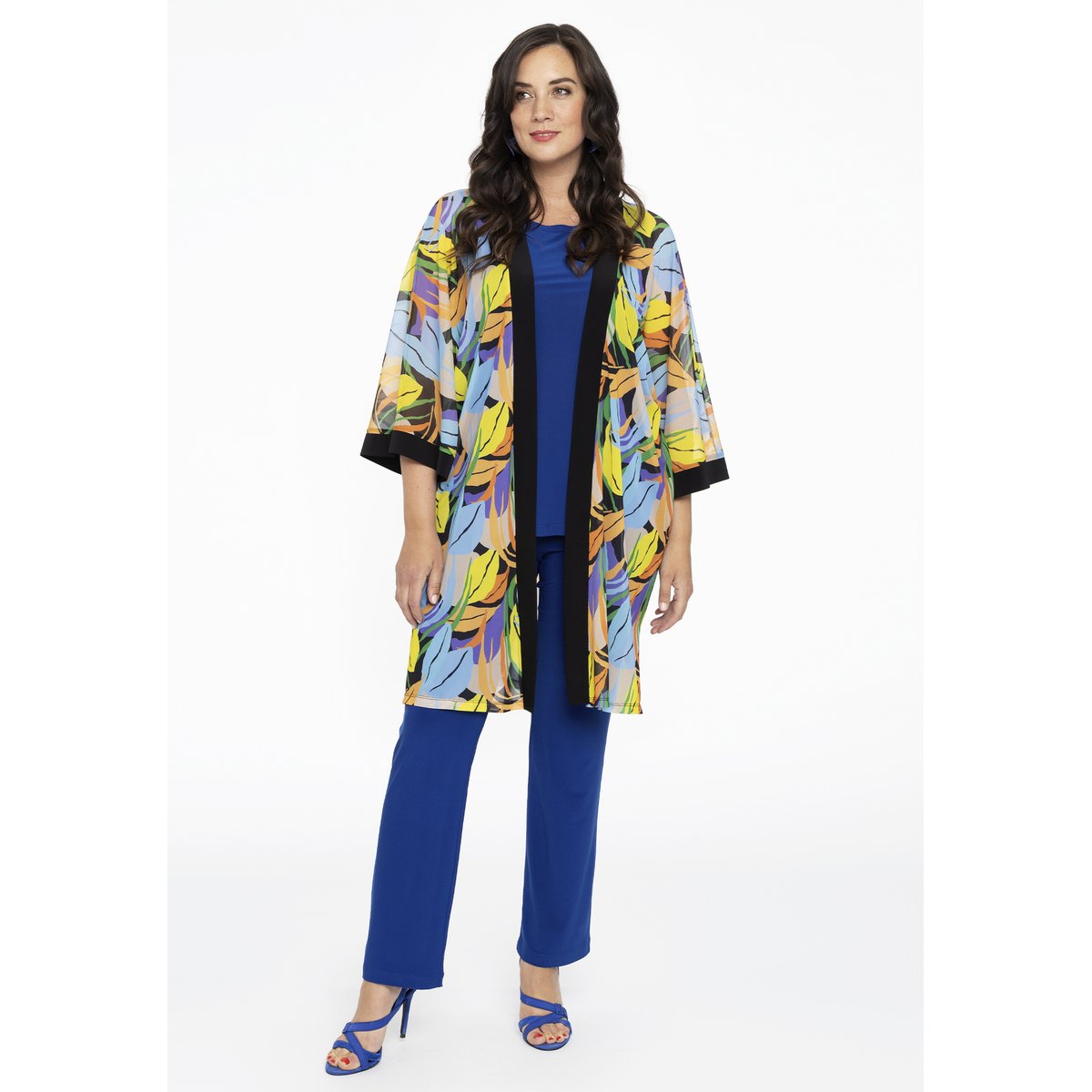 Kimono manches larges noir, YOEK