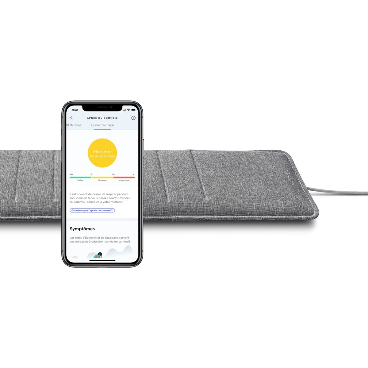 Activateur et analyseur de sommeil Sleep Analyzer x2 couleur unique, WITHINGS