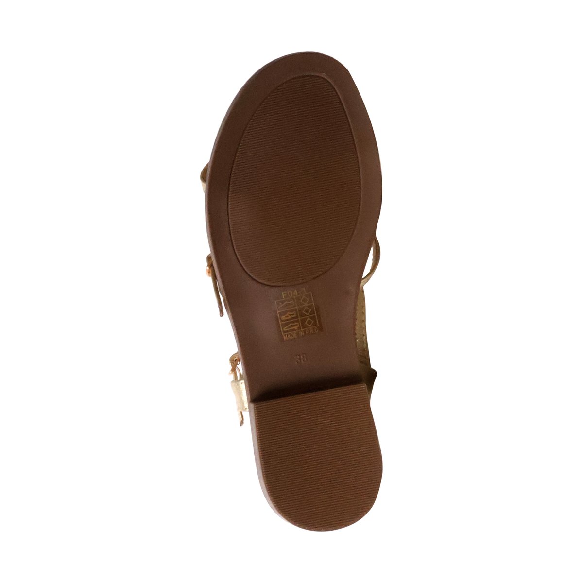 Mules Haute Cuir or, ENZA NUCCI