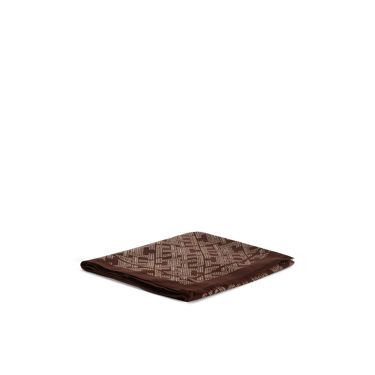 Pañuelo estampado Monogram marrón, TOMMY HILFIGER