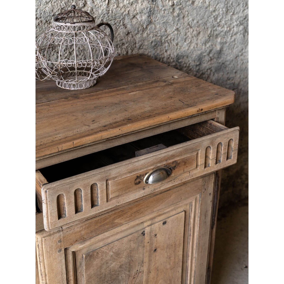 Buffet ancien en chêne massif Gilbert N°1872 - Bon état bois clair, DEBONGOUT