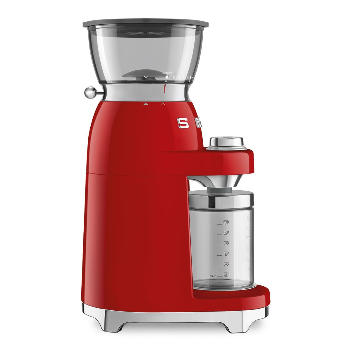Broyeur à cafe CGF03 rouge brillant, SMEG