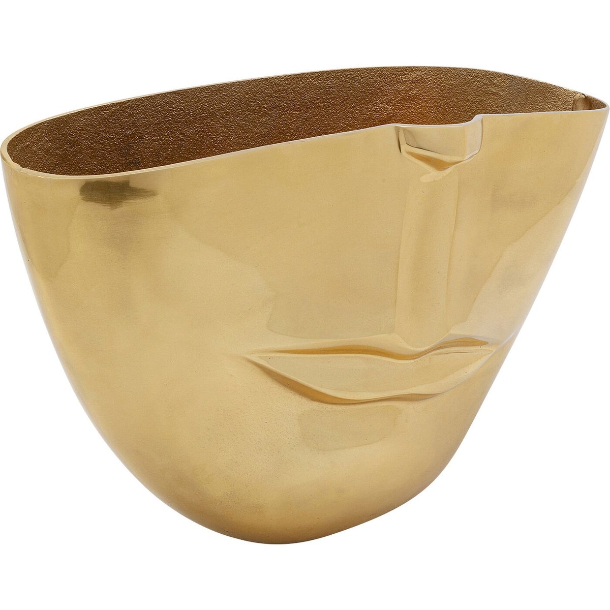 Vase nez et bouche orange, KARE DESIGN