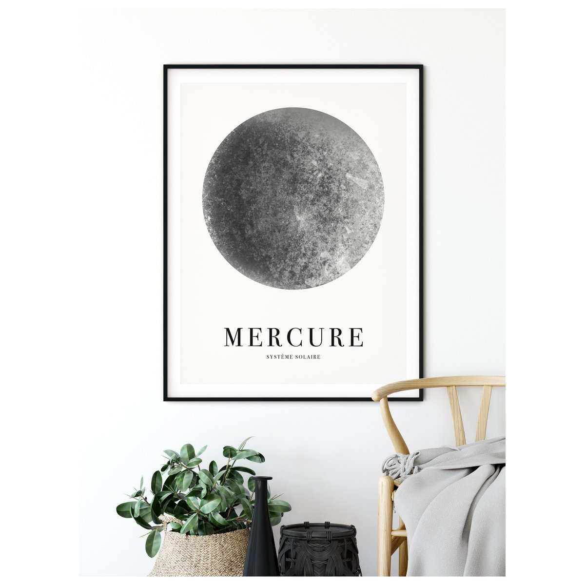 Affiche Mercure blanc, L'AFFICHERIE