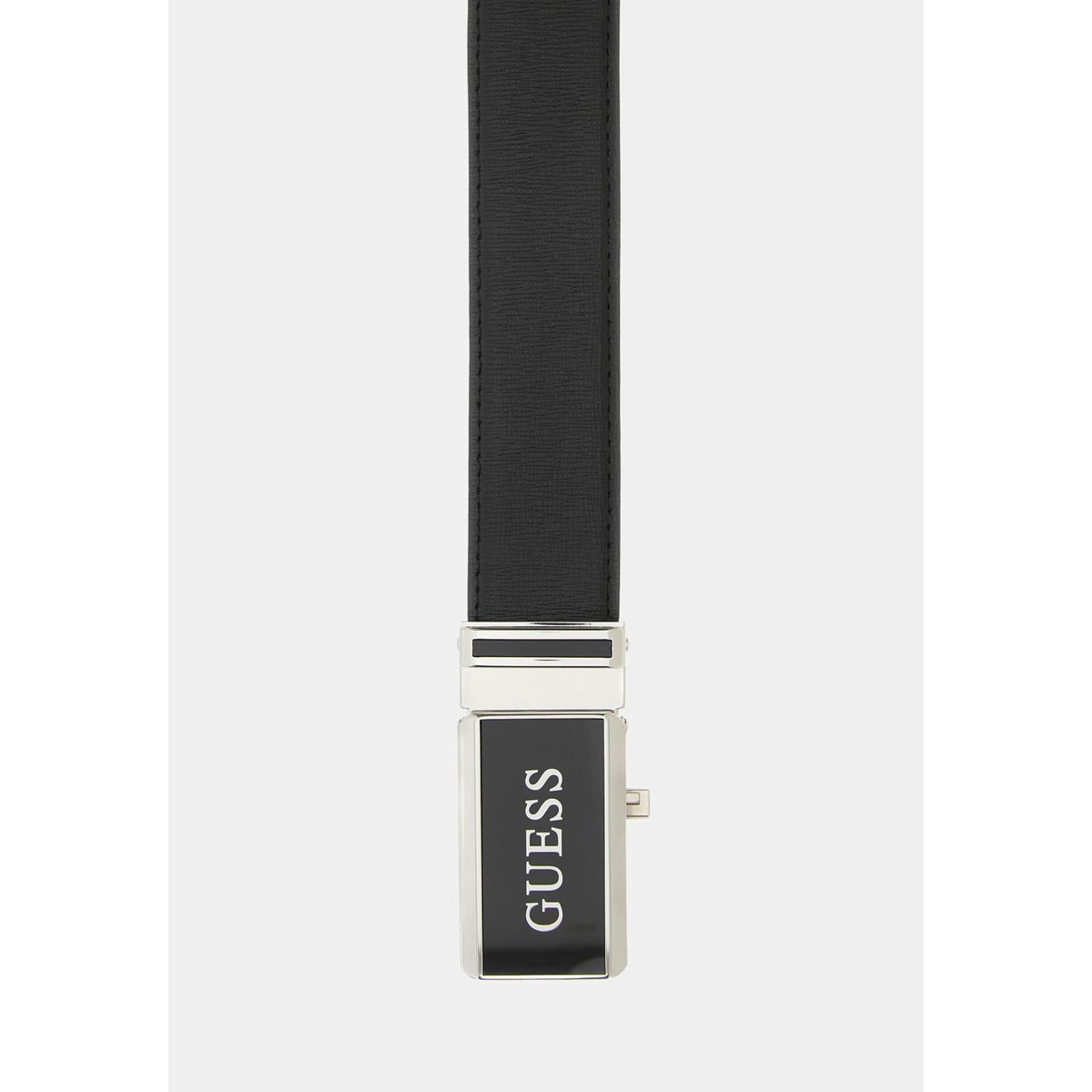 Ceinture En Cuir Véritable noir, GUESS
