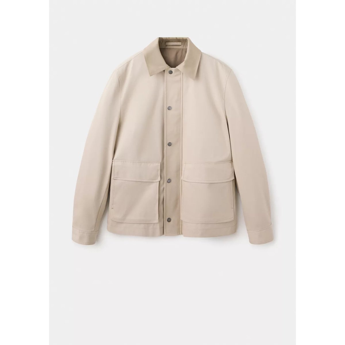 Veste imperméable à poches beige, MANGO MAN