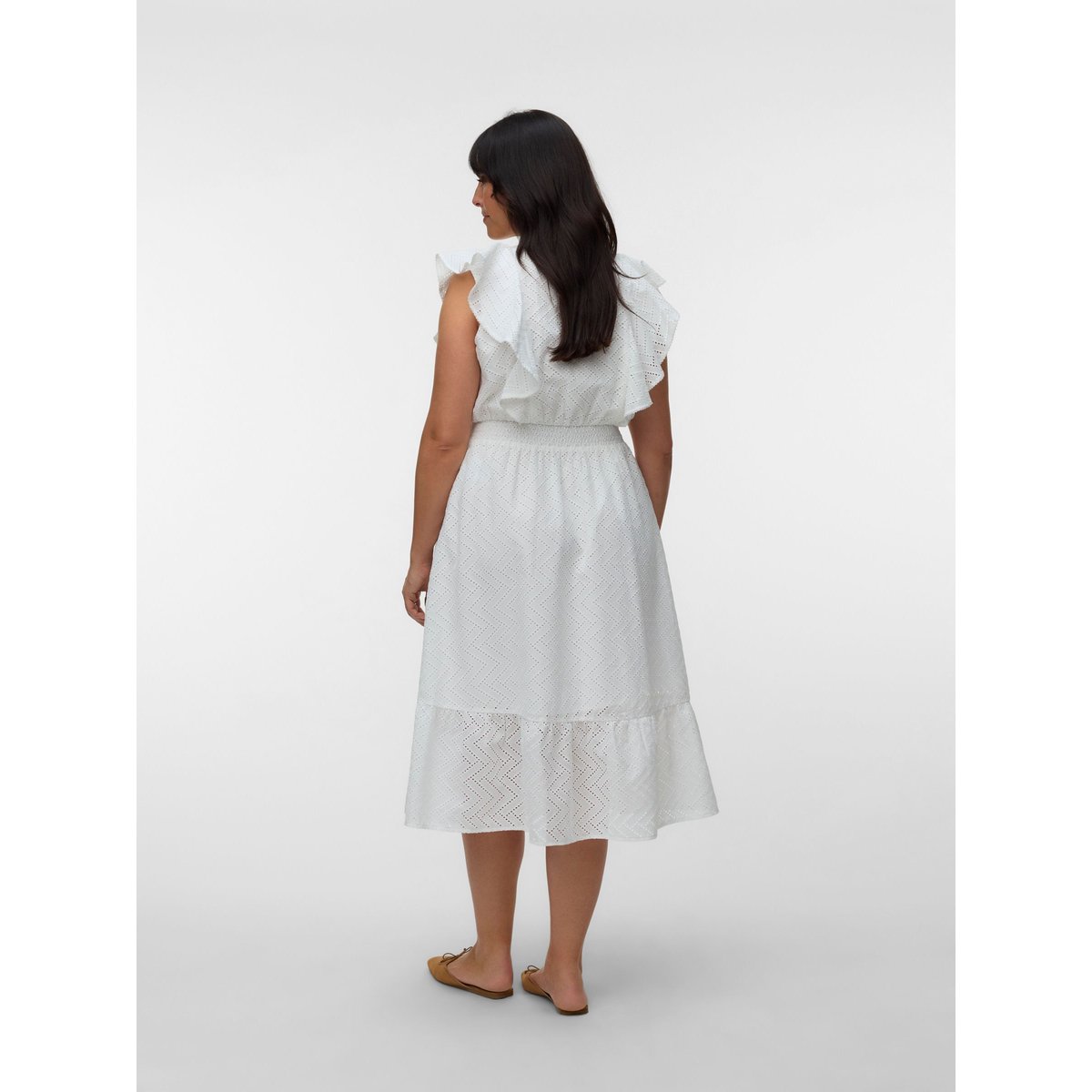 Robe Smockée snow white, VERO MODA