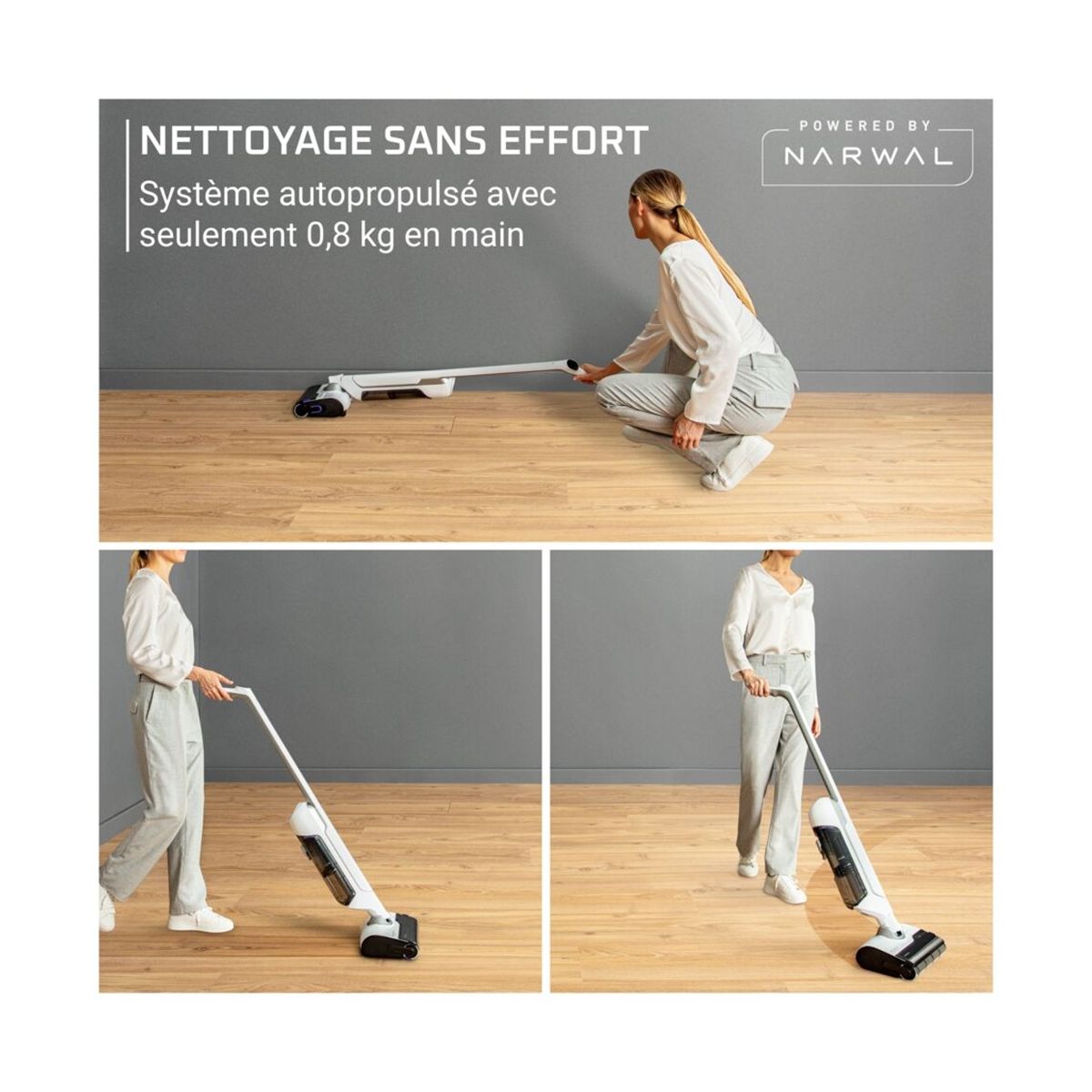 Aspirateur laveur X Clean 10 GZ7035WO couleur unique, ROWENTA