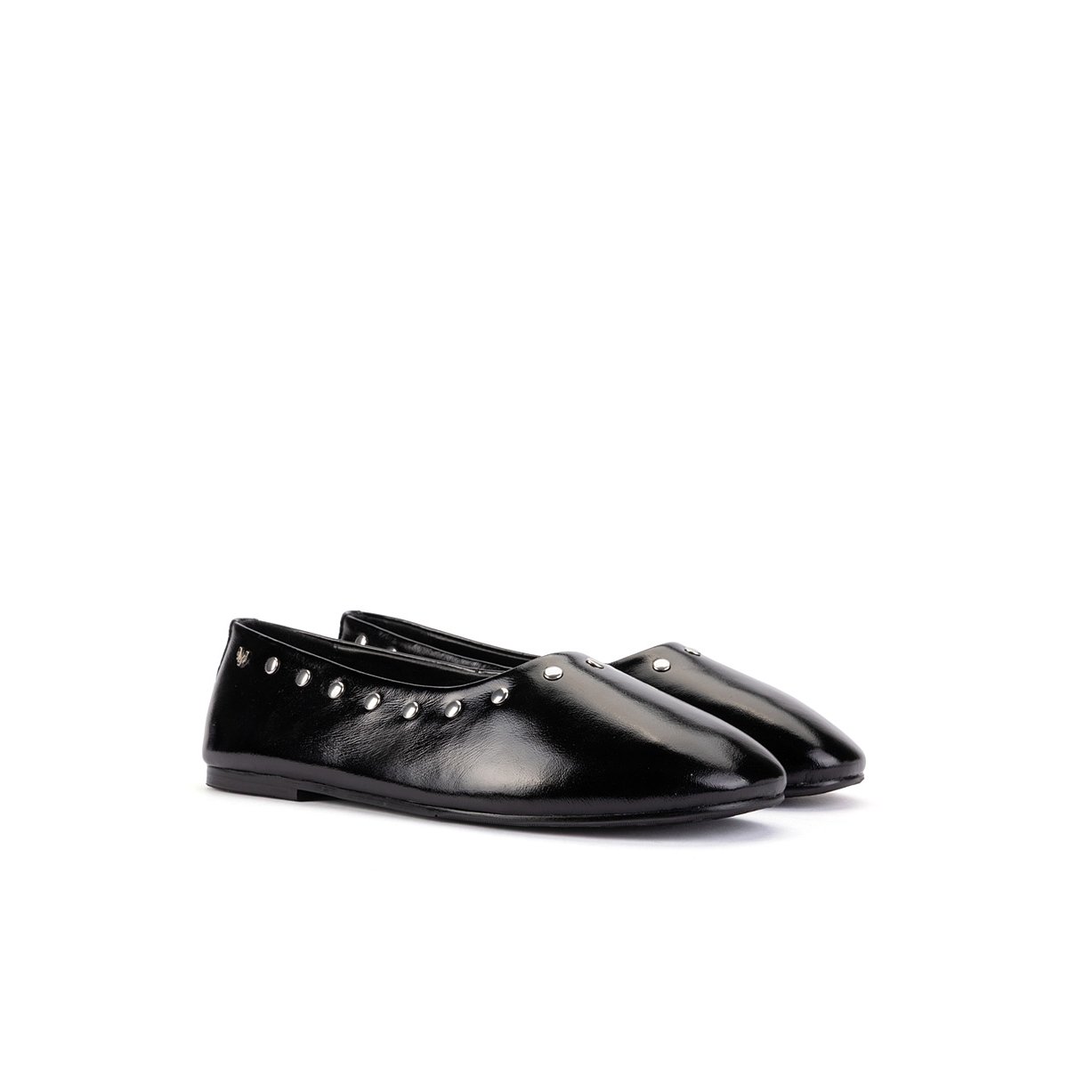 Ballerines cuir Bellucci black, MARTINELLI
