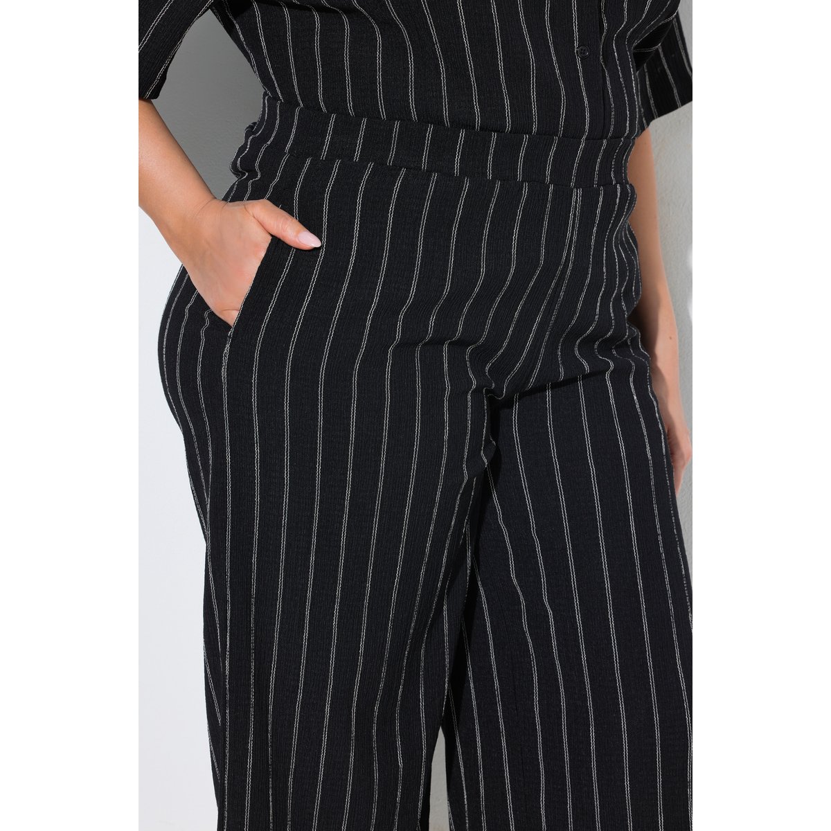 Pantalon à enfiler noir, ULLA POPKEN