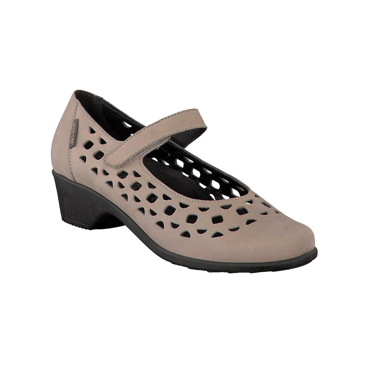 Trotteurs en cuir nubuck RODIA gris 5113, MEPHISTO
