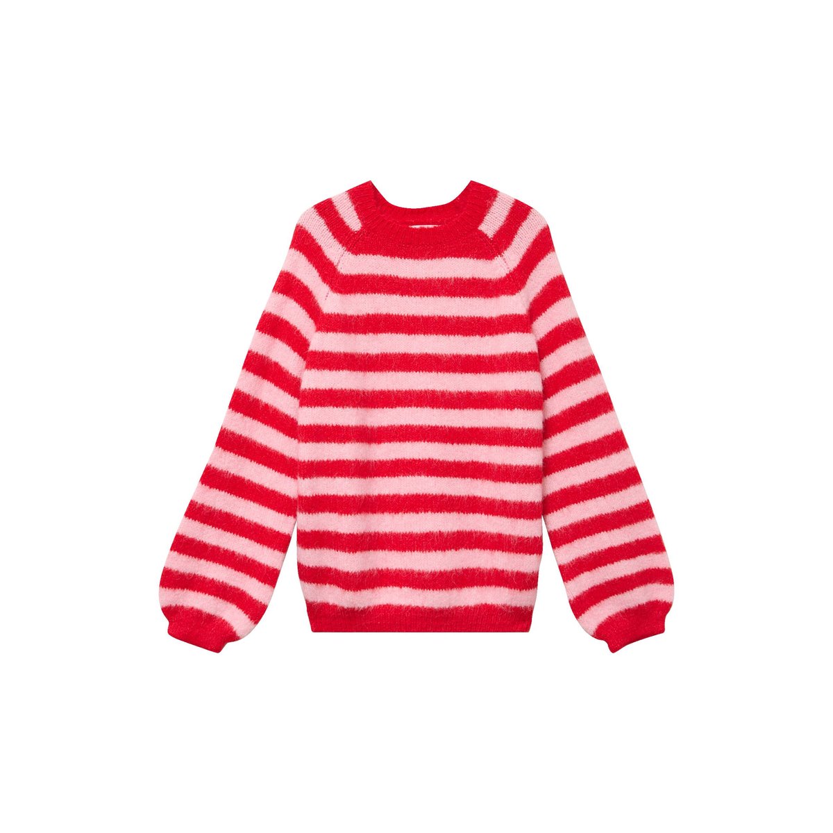 Pull ample col rond manches longues rouge, CACHE CACHE