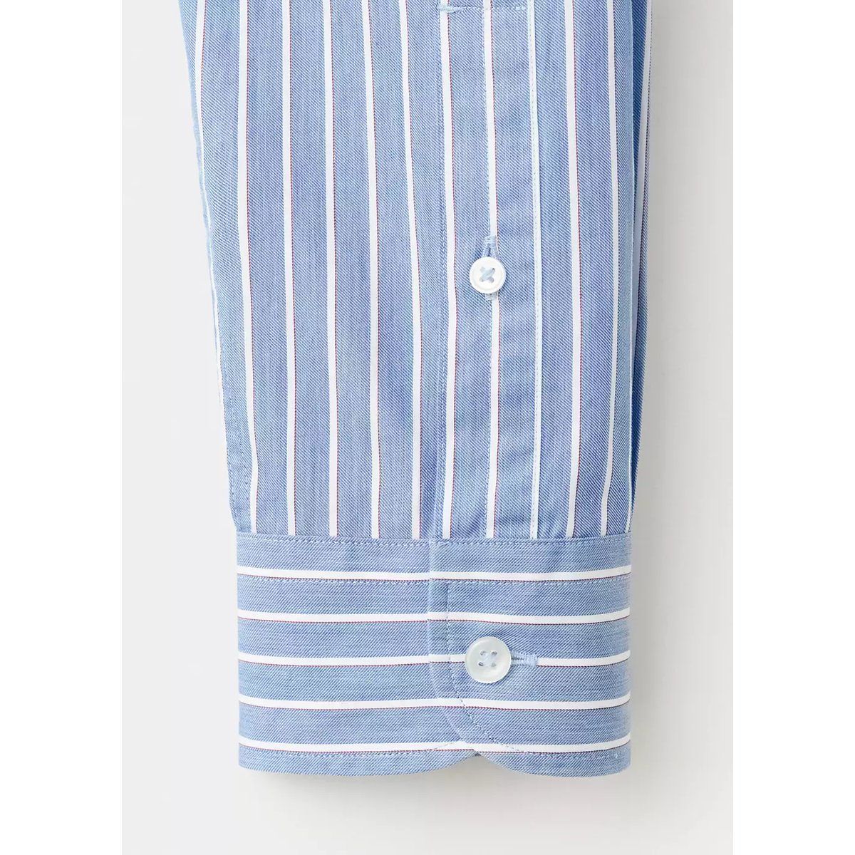 Chemise coton rayures regular-fit bleu, MANGO MAN