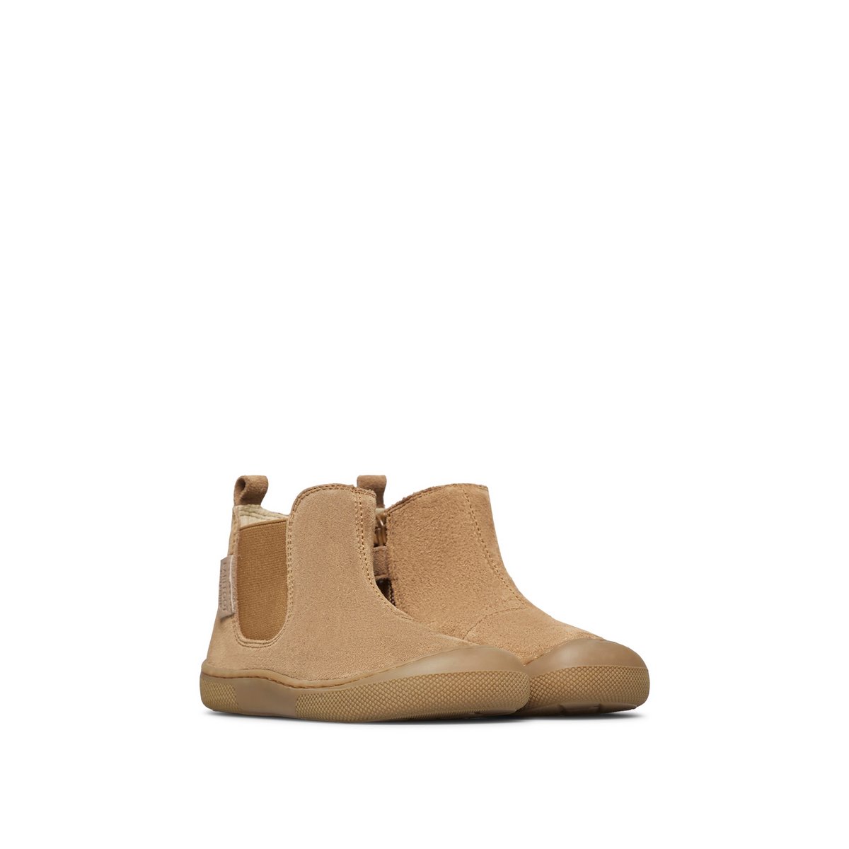 Chaussures premiers pas barefoot en suède BAREFOOT GLITTY marron-, NATURINO