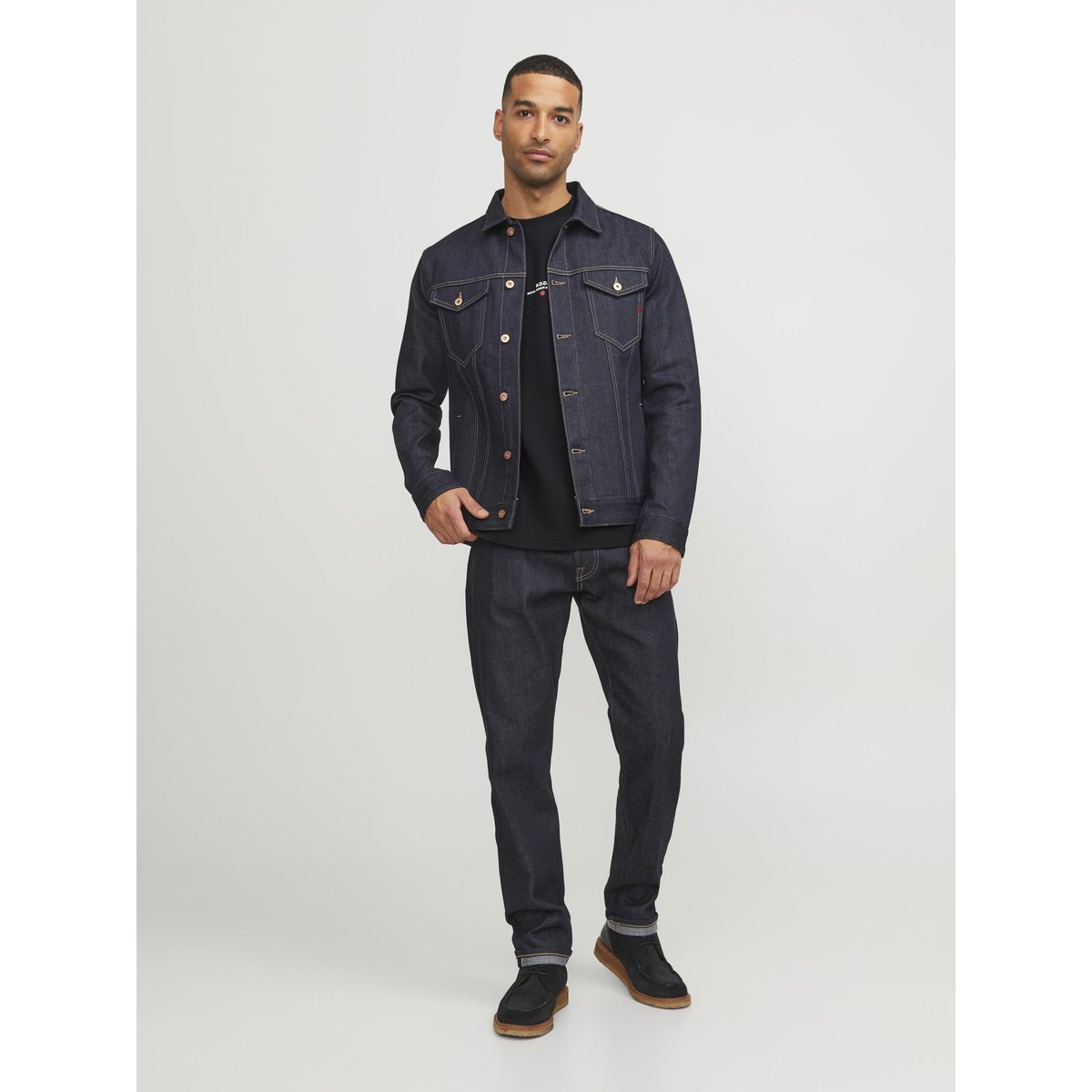 T-Shirt black 5, JACK & JONES