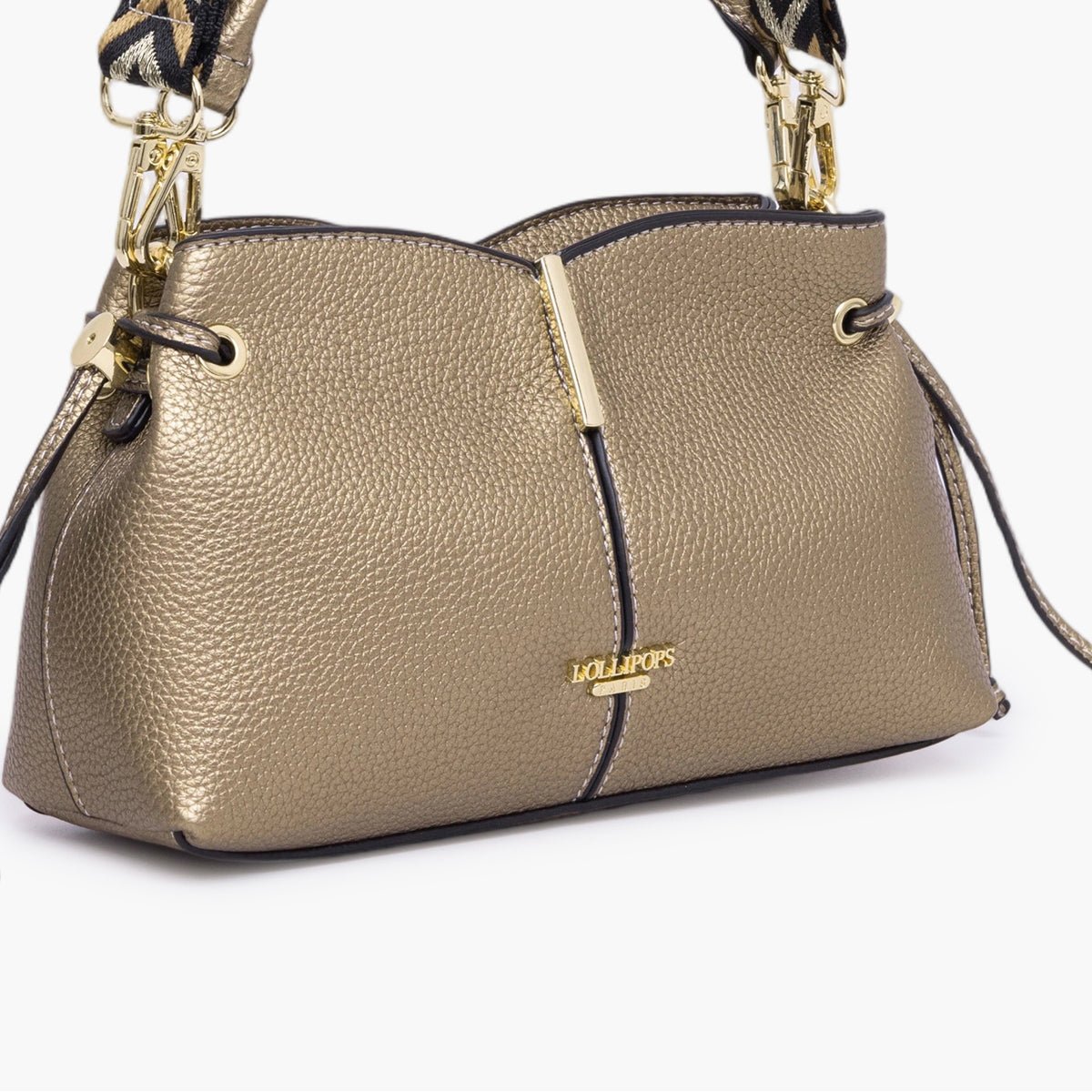 Petit sac porté épaule Taloum bronze,doré, LOLLIPOPS