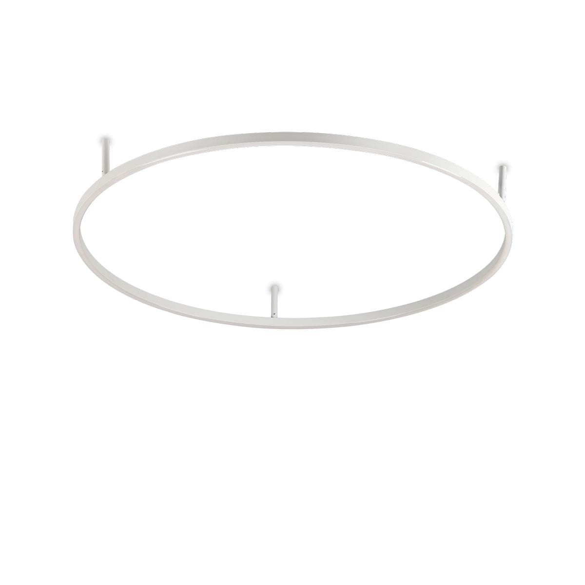 Plafonnier lumière chaude ORACLE SLIM gris, IDEAL LUX