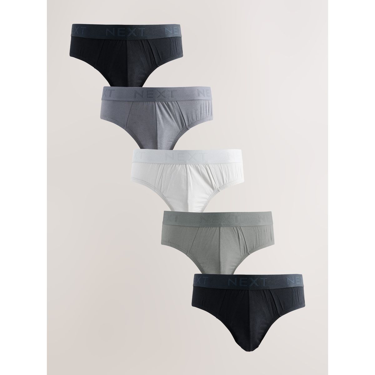 Slip en coton majoritaire gris, NEXT