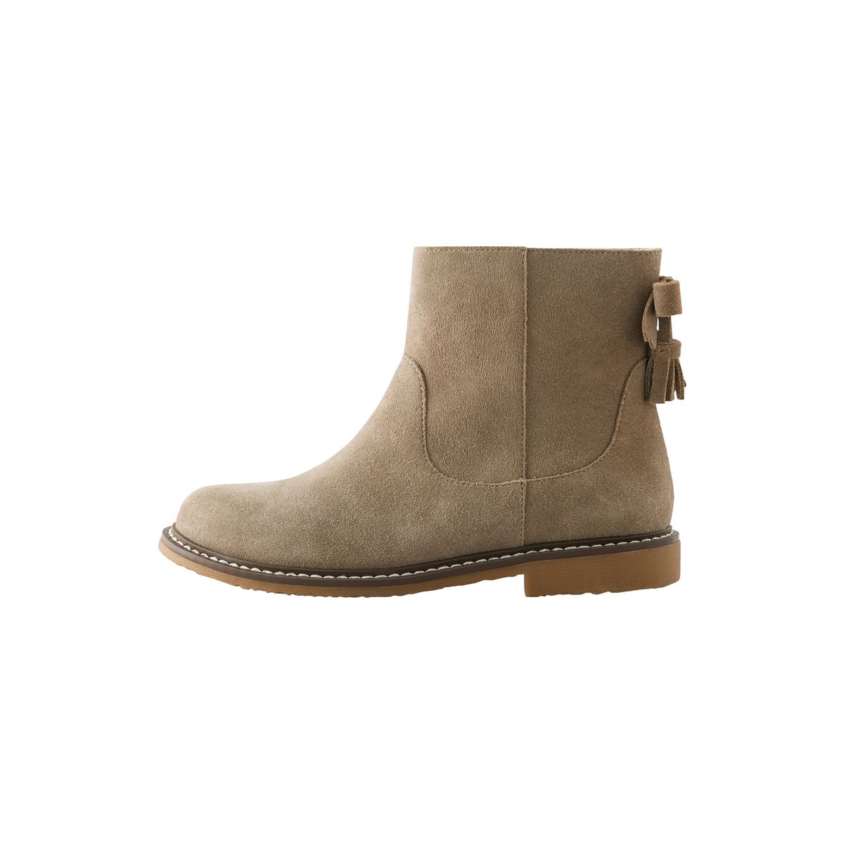 Bottines hydrofuges en daim gris, NEXT