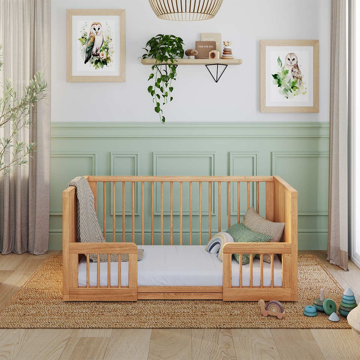 Chambre complète Montessori bébé Bois massif MARLEY bois, AKITEN RETAIL