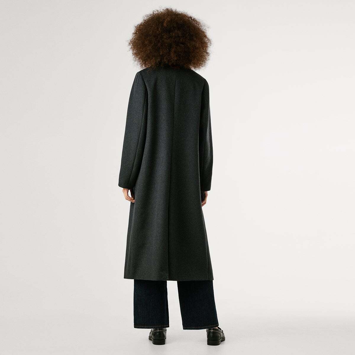 Manteau Long Croisé gris, PEPE JEANS