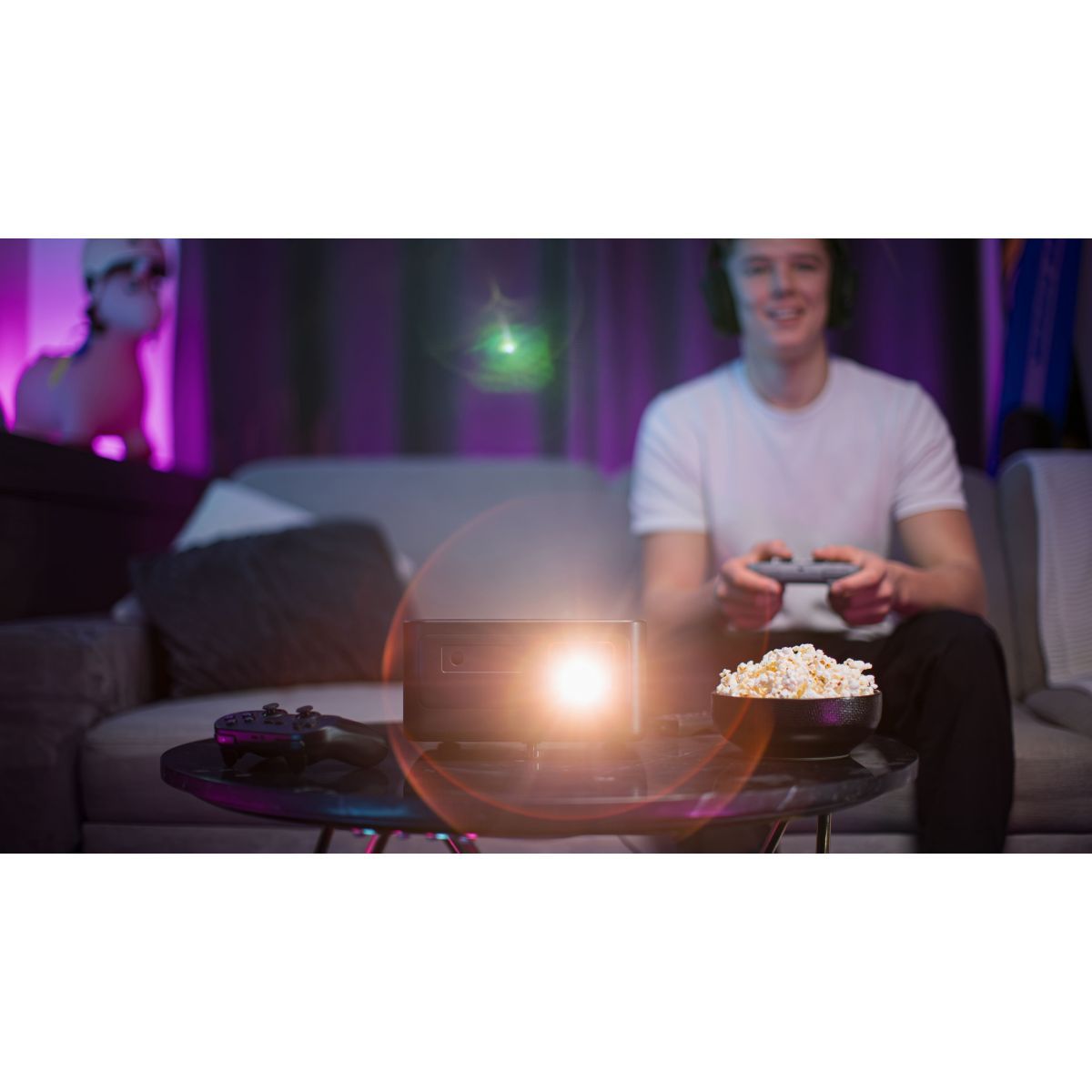 Vidéoprojecteur portable GamePix 900 noir, PHILIPS