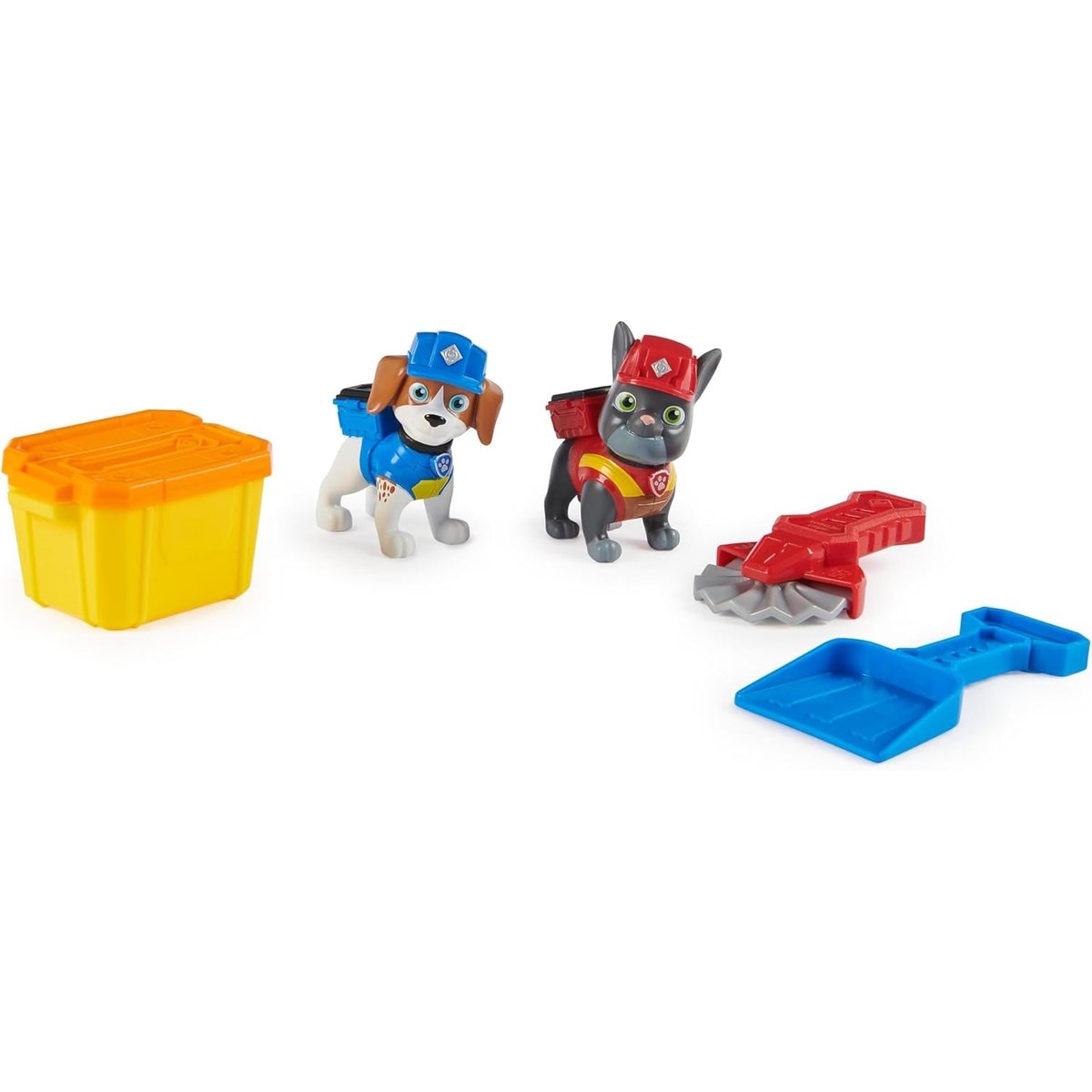 Rubble & Crew - Set de figurines Solid Charger & Wheeler multicolore, SPIN MASTER