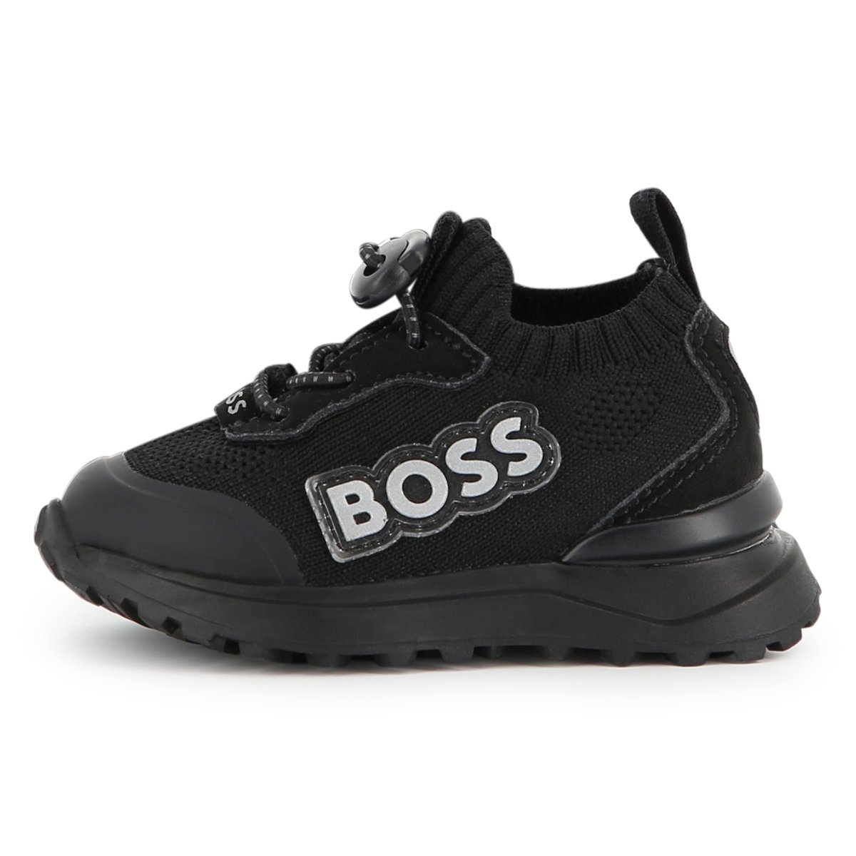 Baskets basses à lacets black, BOSS KIDSWEAR