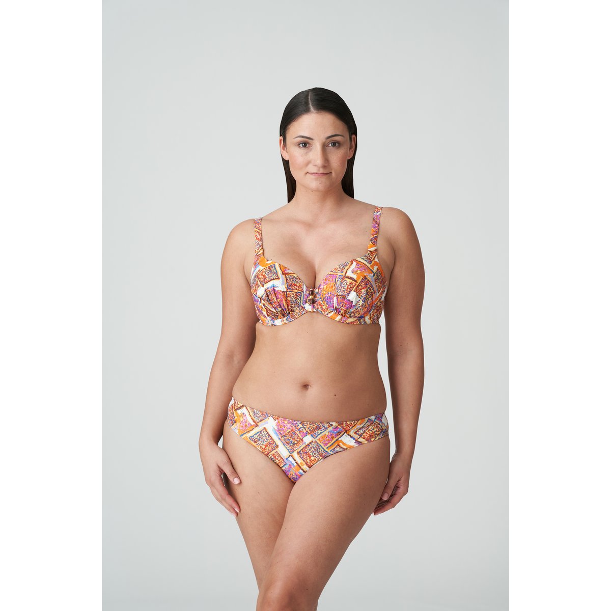 Bikini Slip brésilien NAVALATO orange - summer sunset, PRIMADONNA