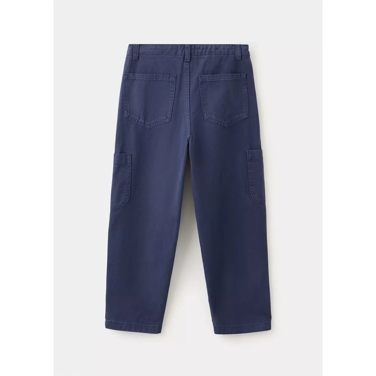 Pantalon cargo coton regular-fit bleu marine, MANGO KIDS